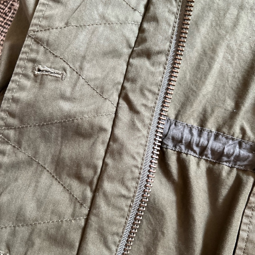 JCREW “Boyfriend Fatigue” Green 100% Cotton Jacket XS - Picture 8 of 11